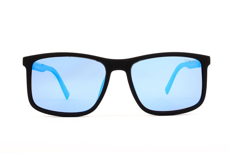 VEGAS Full Rim Rectangular Men Blue  Sunglasses V2102 C2 - Image 2
